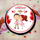 Eggless Anniversary Cake Delivery