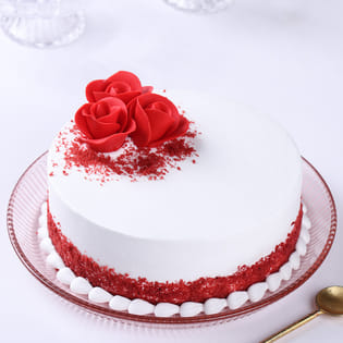 Eggless Red Velvet Cake