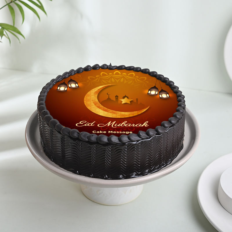 Eid Mubarak poster cake