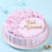 Eid Mubarak Strawberry Cake