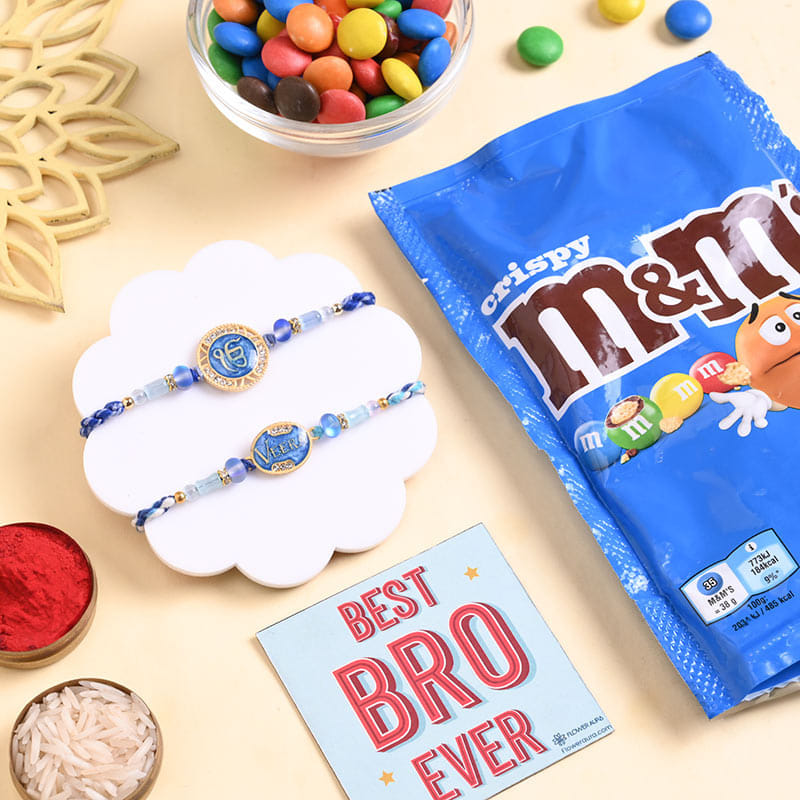 Ek Onkar N Veera Rakhi Duo With Choco Treats