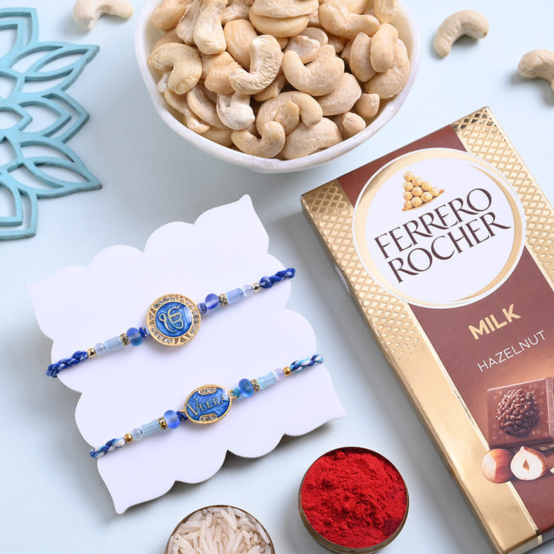 Ek Onkar N Veera Rakhis With Cashews N Ferrero