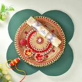 Elegant Bhai Dooj Pooja Thali N Ferrero Rocher