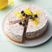 Velvet Blueberry Cheesecake