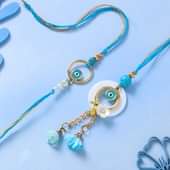 Elegant Evil Eye Couple Rakhi