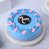 Mothers Day Special Floral Cream Cake