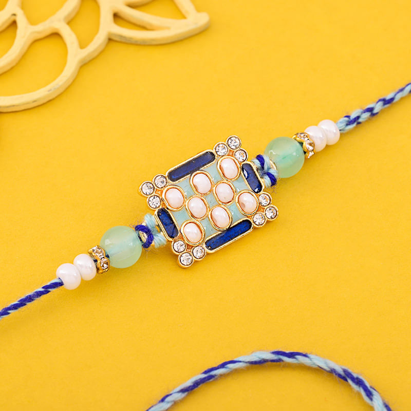 Elegant Mosaic Rakhi