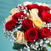 Elegant New Year Rose Bouquet