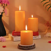 Elegant Pillar Candle Set