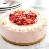 Strawberry Glaze Cheesecake