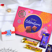 Elephant Kids Rakhi With Celebrations Box