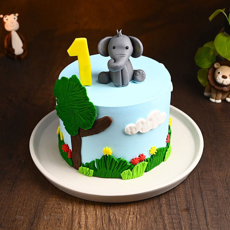 Elephant Safari Cake