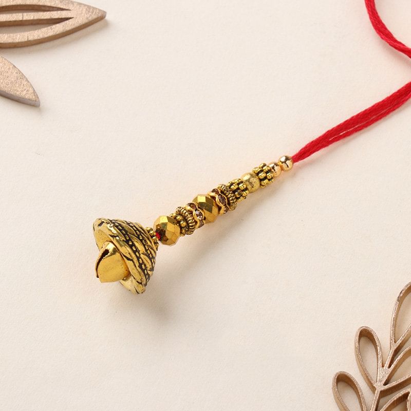 Embellished Ghundroo Lumba Rakhi