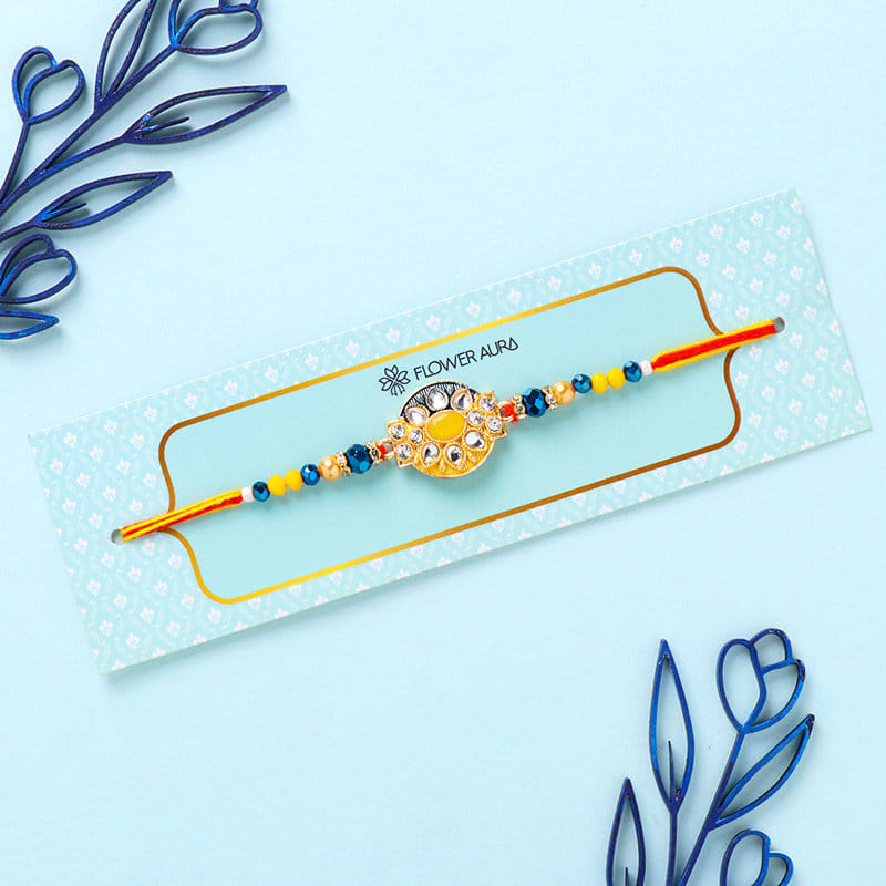 Embellished Meenakari Rakhi