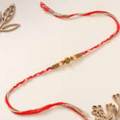 Embellished Om Bead Rakhi