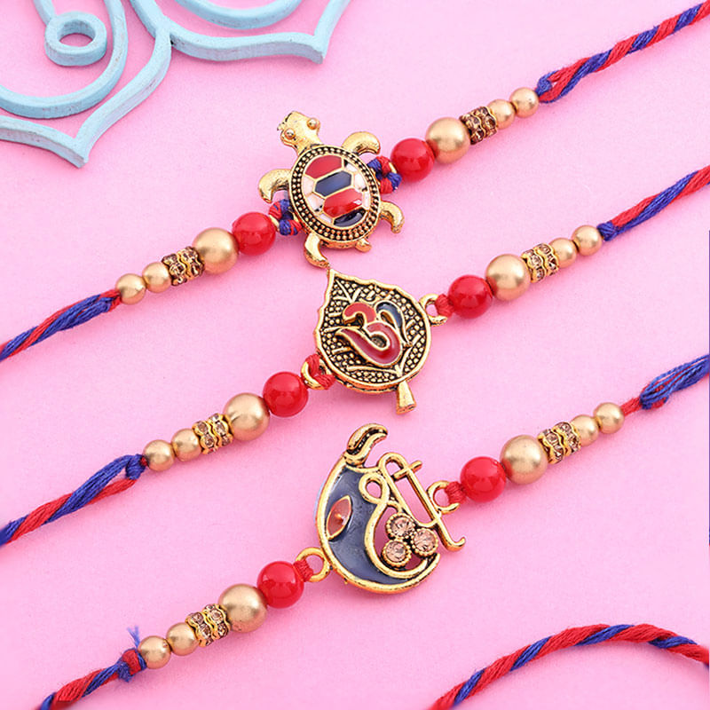 Set of 3 Divine Rakhi