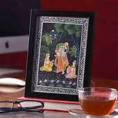 Embrace Radha Krishna Desktop Art