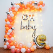 Enchanted Oh Baby Balloon Decor