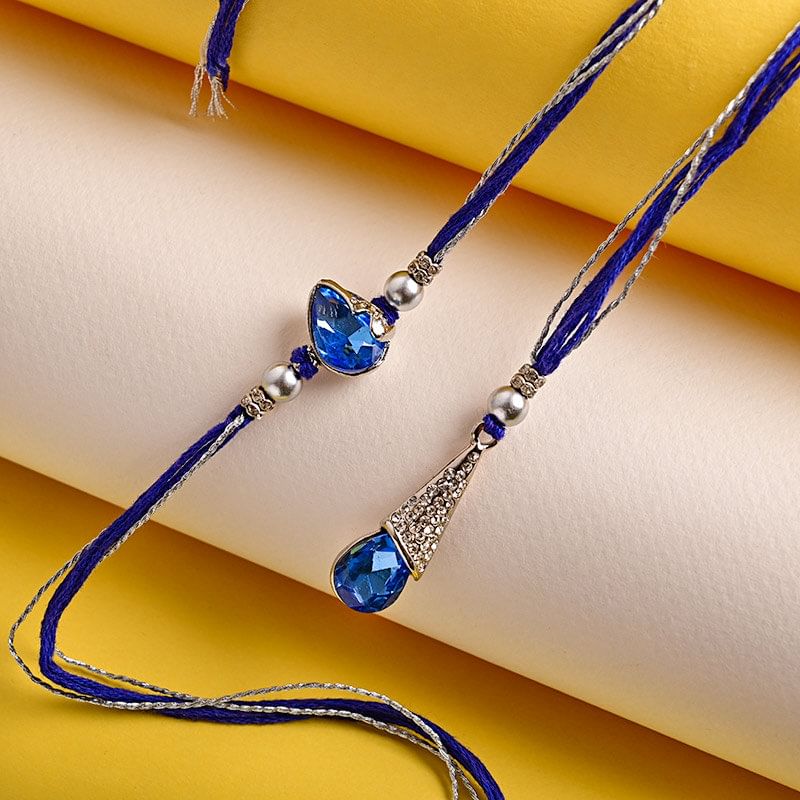 Buy Lumba Rakhi Online For Bhaiya bhabhi From Floweraura