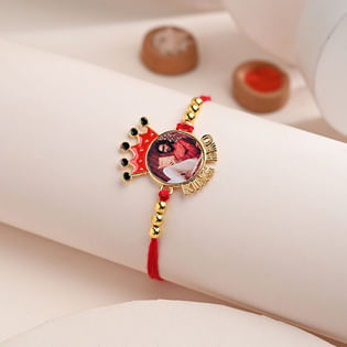 Enchanting Customised Photo Rakhi
