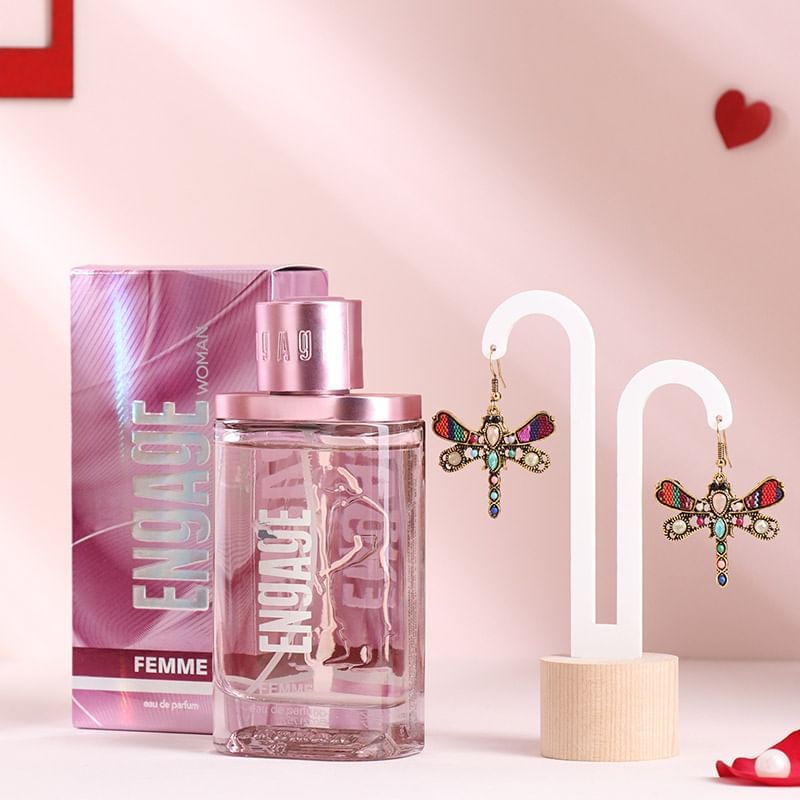 Enchanting Perfume N Earrings Duo