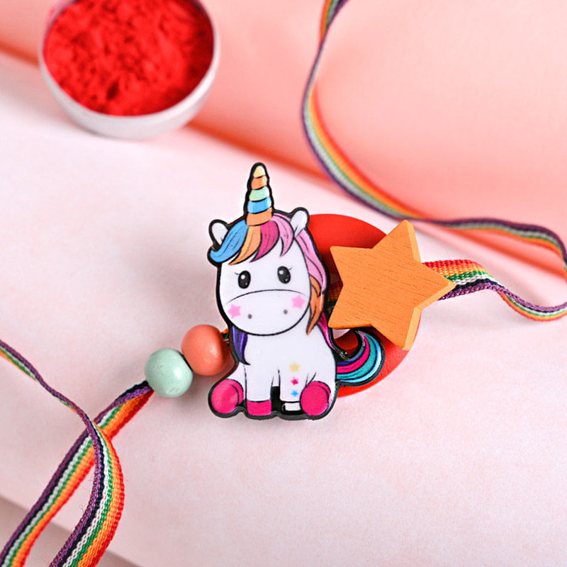 Endearing Unicorn Rakhi