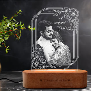 Order Acrylic Photo Lamp on valentine day for Wife/GF