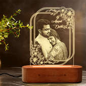 Order Acrylic Photo Lamp on valentine day for Wife/GF