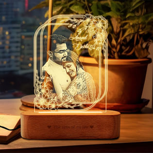 Order Acrylic Photo Lamp on valentine day for Wife/GF