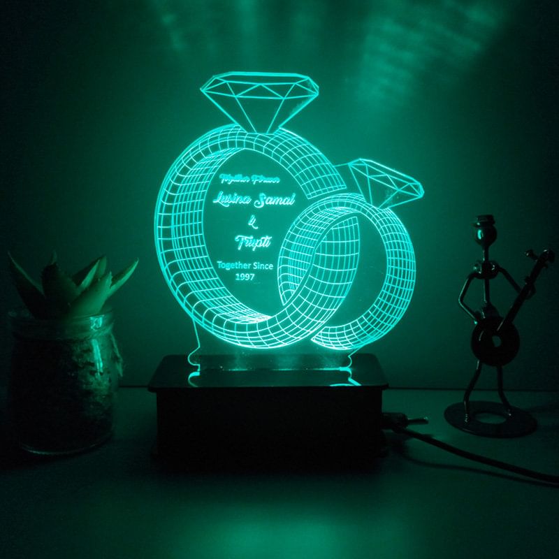 Engraved Led Lamp