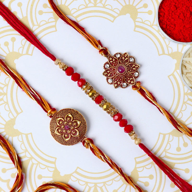 Beads N Ornate Design Rakhi