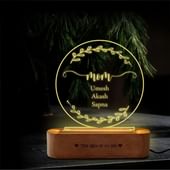 Engraved Mom Personalised Led Lamp