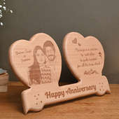 Customized Engraved Plate - Best Anniversary Gift- side view