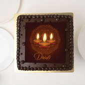 Buy Diwali Poster Cake - Top view
