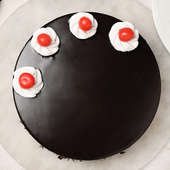 Top View Black Forest Cake Online