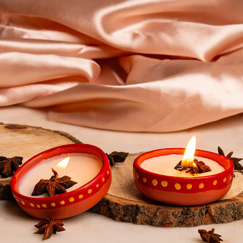 Eternal Diwali Glow Candle Set