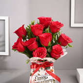 Eternal Love Red Anniversary Roses