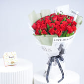 Eternal Love Roses N Chocolates