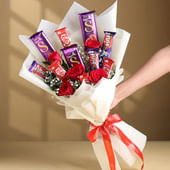 Ethereal Rose N Chocolate Bouquet