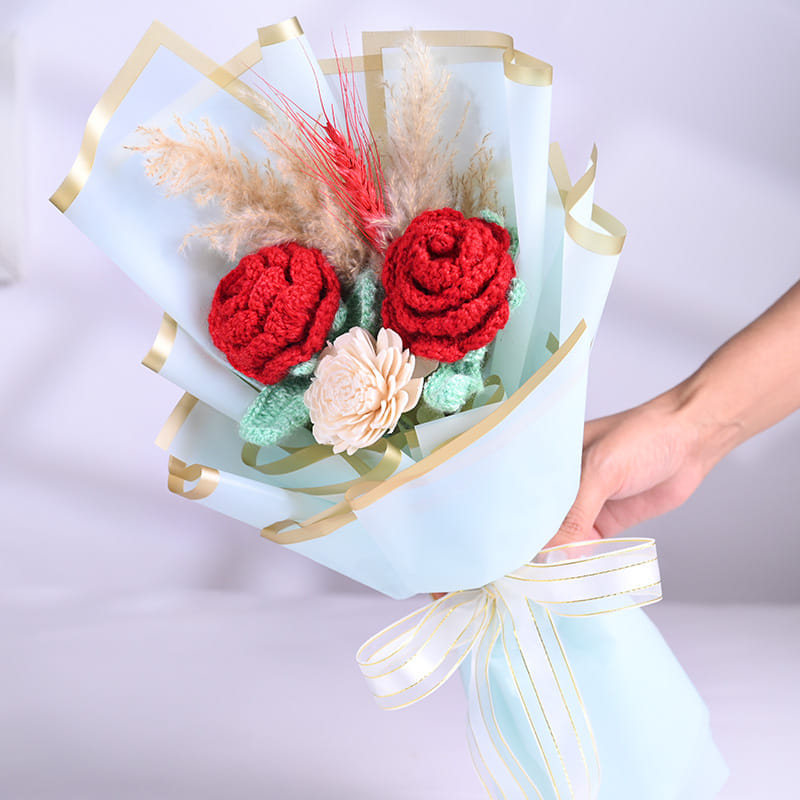 Everlasting Joy Crochet Bouquet