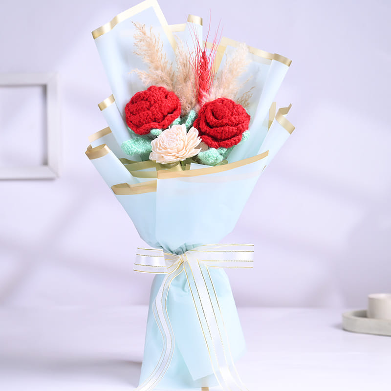 Everlasting Joy Crochet Bouquet