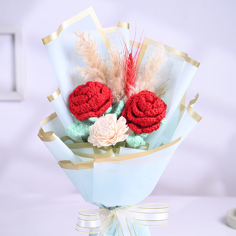 Everlasting Joy Crochet Bouquet