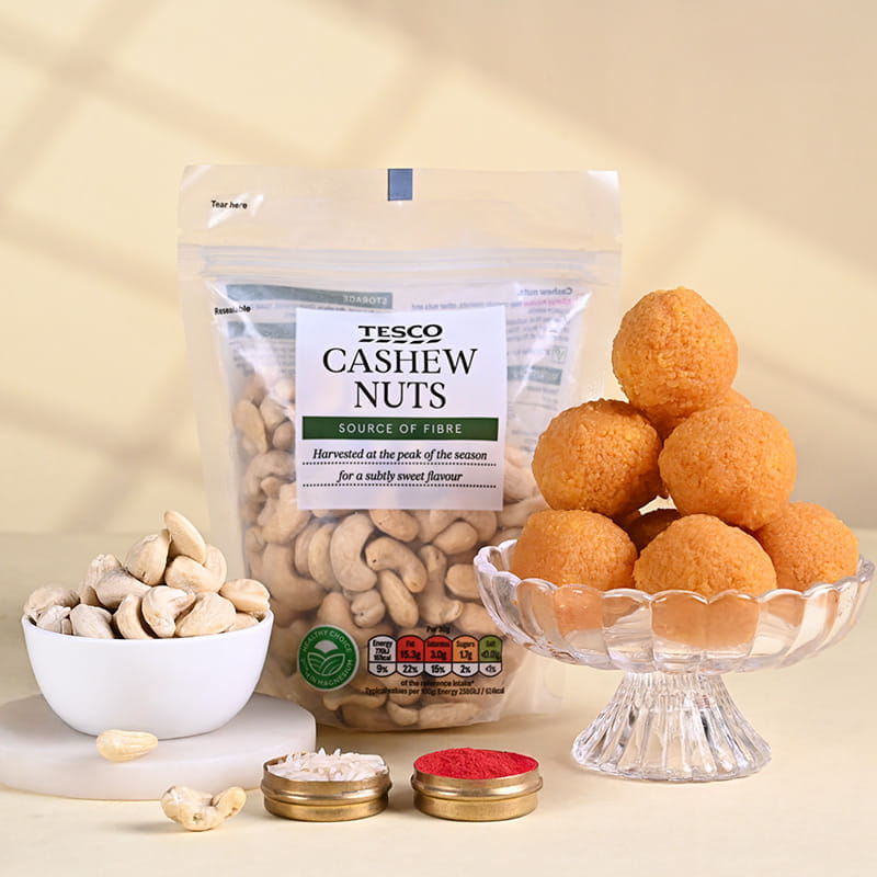 Evil Eye Bhai Bhabhi Rakhi Set With Ladoos N Nuts