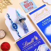 Evil Eye Bhai Bhabhi Rakhis With Chocolates
