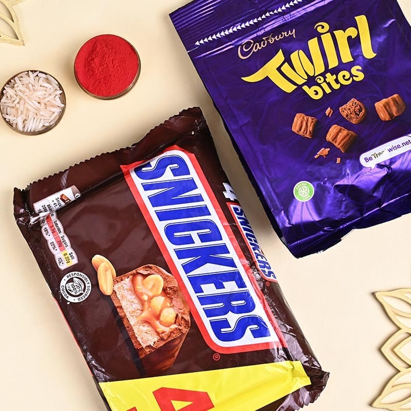 Evil Eye Bhaiya Bhabhi Rakhi With Chocolates-UK
