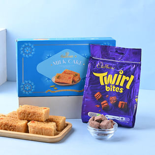 Milk Cake N Choco Bites Bhai Dooj Tikka Set