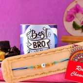 Evil Eye Brownie Rakhi Combo