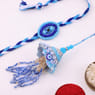 Evil Eye Charm Bhaiya Bhabhi Rakhi Set-Canada