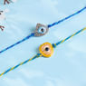 Evil Eye Charm Rakhi Duo