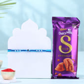 Evil Eye Charm Rakhi With Chocolate